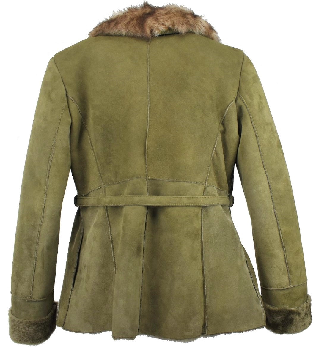 Giacca Donna in Vera Pelle Montone Tg M Muschio