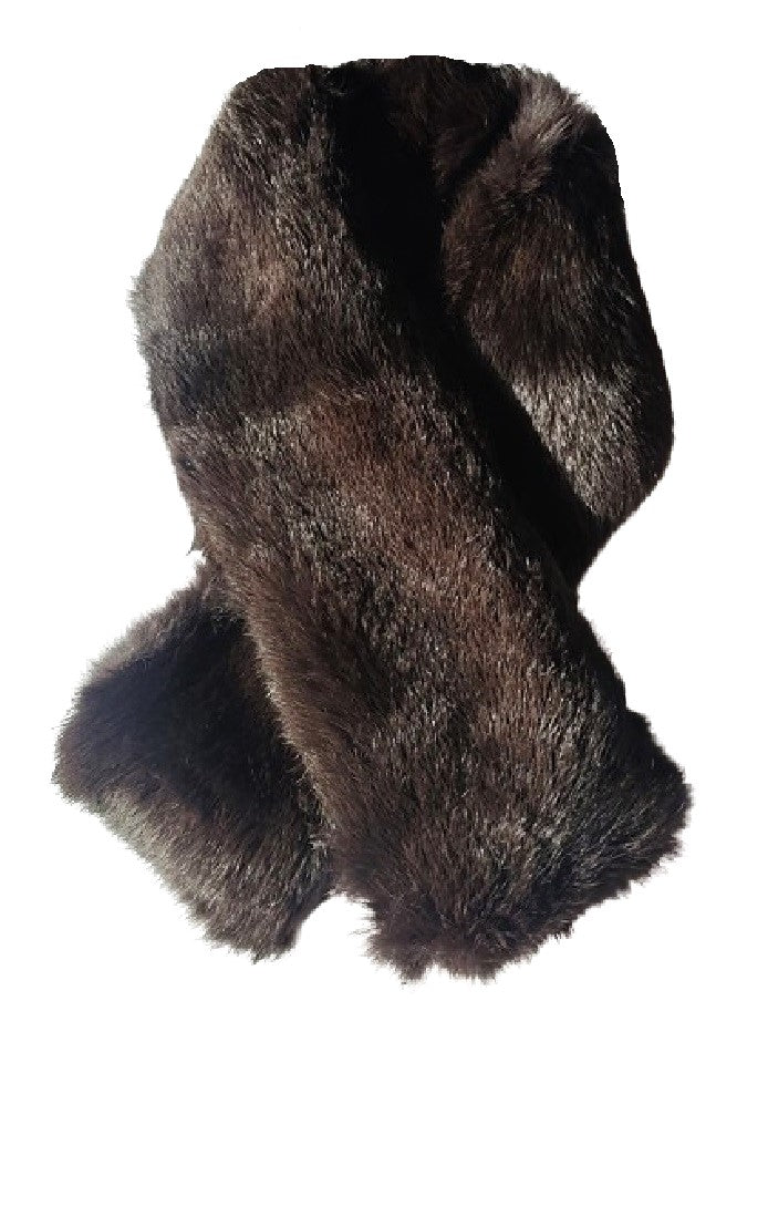 Sciarpa Scaldacollo in Vera Pelliccia di Lapin
