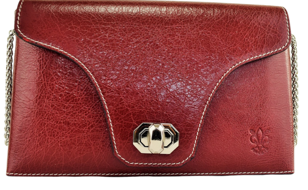 Borsa a Tracolla in Vera Pelle "Antica Firenze"