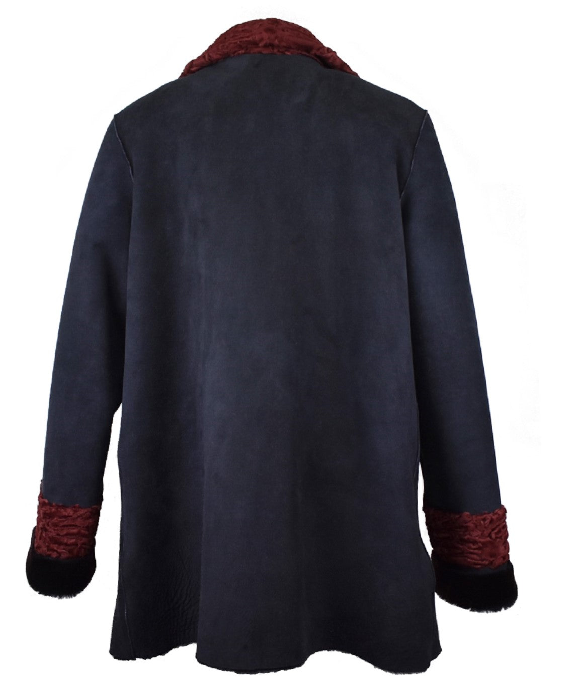 Cappottino Donna in Vero Shearling Shearling Tg 44