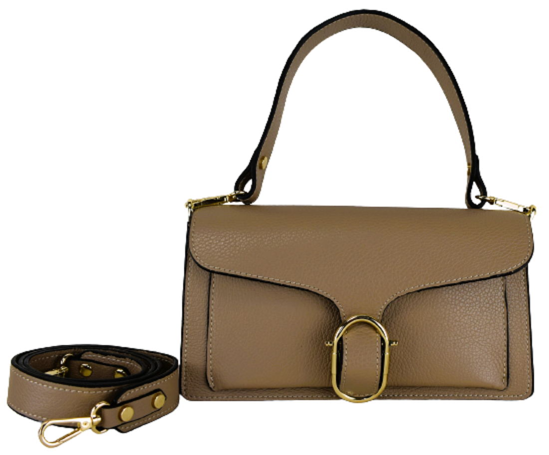 LiaTalia Borsa Hobo In Vera Pelle Italiana EMMY - A Mano O A Tracolla - Spaziosa E Pratica - Fatta In Italia
