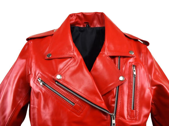 Giacca "Chiodo" Donna in Vera Pelle