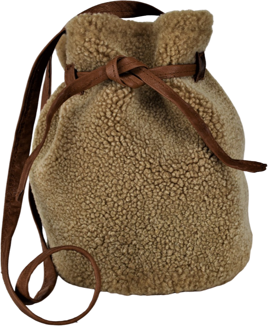 Borsa  Sacchetto  a  Tracolla  in Vera Pelliccia