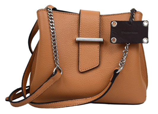Borsa in Vera Pelle Cowhide Tennè