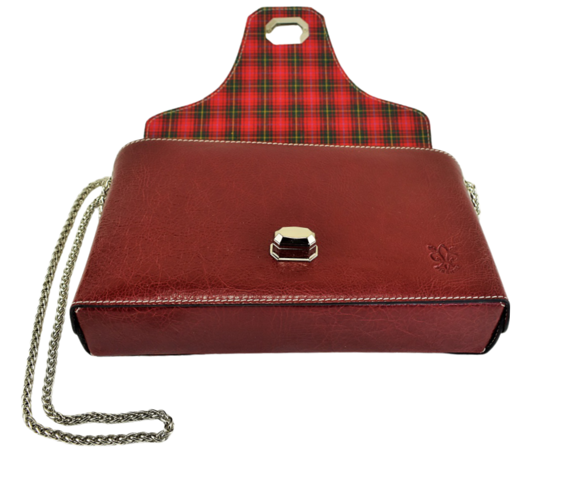 Borsa a Tracolla in Vera Pelle "Antica Firenze"