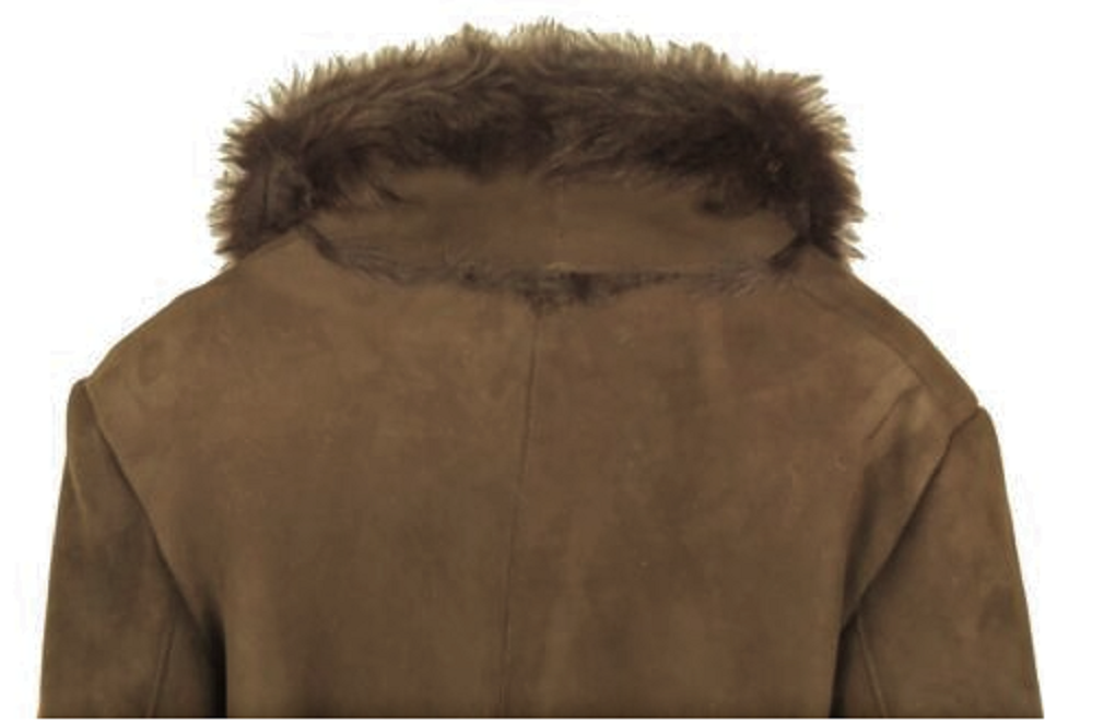 Giacca Donna in  Shearling Pelliccia a Pelo lungo Tg 46